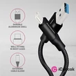 Axagon BUCM3-AM10B USB-A 3.2 Gen 1 -  USB-C 1 m fekete kábel #02