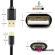 Axagon BUMM-AM10QW USB 2.0 A - micro USB 2.0 B 1 m fehér kábel #05