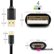 Axagon BUMM-AM15QB USB 2.0 A - micro USB 2.0 B 1,5 m fekete kábel #05