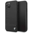 BMW Logo Imprint iPhone 11 Pro Max fekete keménytok #01