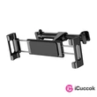 Baseus 4,7"-12,9"-ig fejtámlára rögzíthető univerzális fekete telefon- és tablettartó #01