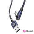 Baseus Camouflage 1,5A 2m Lightning > USB kék kábel #02