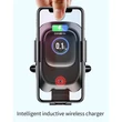 Baseus Car Mount 4-6,5" vezeték nélküli szellőzőrácsba rögzíthető fekete autós Qi töltő és telefontartó #01