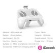 Baseus Cool 1200mAh powerbankos fehér okostelefon hűtőpad #06
