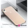 Baseus Glistening iPhone XR arany/átlátszó TPU tok #02