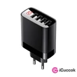 Baseus Mirror Lake 4xUSB 30W fekete hálózati töltő #01