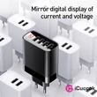 Baseus Mirror Lake 4xUSB 30W fekete hálózati töltő #02