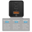 Baseus USB-C+C+A PD3.0/PPS/QC4 65W fekete hálózati gyorstöltőfej #04