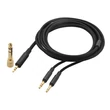 Beyerdynamic BD 718637 1,4 m textil borítású audiophile fekete sztereó kábel #01