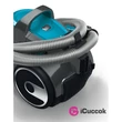 Bosch BGS05X240 Serie2 szürke-türkiz porzsák nélküli porszívó #04