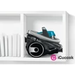 Bosch BGS05X240 Serie2 szürke-türkiz porzsák nélküli porszívó #06