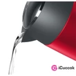 Bosch TWK3P424 DesignLine piros-fekete vízforraló #07
