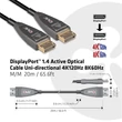 CLUB3D Displayport 1.4 4K120Hz 8K60Hz 20m aktív optikai kábel #01