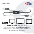 CLUB3D Displayport 1.4 4K120Hz HBR3 Active Repeater #02
