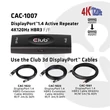 CLUB3D Displayport 1.4 4K120Hz HBR3 Active Repeater #04