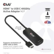 CLUB3D HDMI - USB Type C 4K60Hz aktív adapter #01