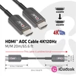 CLUB3D HDMI AOC 4K120Hz - HDMI AOC 4K120Hz 20m kábel #01
