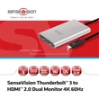 CLUB3D SenseVision Thunderbolt 3 - 2x HDMI 2.0 adapter #03