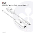 CLUB3D USB 3.2 Type C - Gigabit Ethernet adapter #04