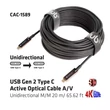 CLUB3D USB Type C - USB Type C 20m aktív optikai kábel #01