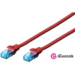 DIGITUS CAT5e U/UTP PVC 10m piros patch kábel #01
