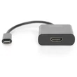 DIGITUS fekete USB 3.0 Type C - HDMI (4K@30Hz) adapter #01