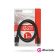 Delight 1m fekete USB Type-C adatkábel #01