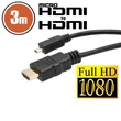 Delight 3m 1.3b HDMI - micro HDMI kábel #01