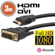 Delight 3m 4K HDMI - DVI-D kábel #01