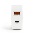 Delight 55044WH hálózati adapter USB + Type-C PD18W gyorstöltéssel fehér #01