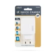 Delight 55044WH hálózati adapter USB + Type-C PD18W gyorstöltéssel fehér #02