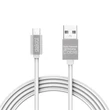 Delight LED fénnyel USB Type-C 1m fehér adatkábel #02