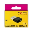 Delock 65680 HDMI-A anya > USB-A apa fekete adapter #03