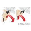 Delock 83358 EASY-USB 2.0-A apa > USB-B apa 1m kábel #02