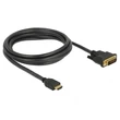 Delock 85654 HDMI - DVI 24+1 kétirányú 2m kábel #01