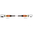 Delock 85726 0,5m/60Hz/48 Gbps/8K/ultra nagy sebességű HDMI kábel #02