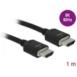 Delock Nagy sebességű 48Gbps 8K 60Hz 1m HDMI kábel #01