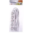 Emos P1525R 5 aljzat 5méter 1,5mm2 kapcsolós fehér hosszabbító #01