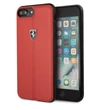 Ferrari Heritage iPhone 8 Plus piros kemény/csíkos tok #01