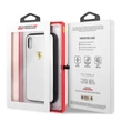 Ferrari On-Track iPhone X fehér logós akril tok #01