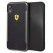 Ferrari SF Racing Shield iPhone XR fekete karbon hatású tok #01