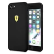 Ferrari SF iPhone 8 fekete szilikon tok #01