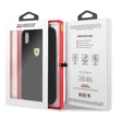 Ferrari SF iPhone XS MAX fekete szilikon tok #03