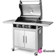 Fieldmann FZG 3005 inox 3 égőfejes gázos grilll #01