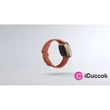 Fitbit Versa 3 aluminum agyag rózsaszín-bársonyos arany okosóra #04