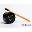 Garett Beauty Smile aktív szénpor + bambusz fogkefe szett #01