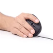 Gembird MUS-ERGO-01 ergonómikus vezetékes fekete egér #02