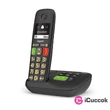 Gigaset E290A fekete üzenetrögzítős dect telefon #01