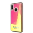 Guess California Huawei Psmart sötétben világító pink homok tok #01