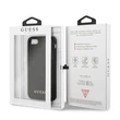Guess Saffiano iPhone 8 fekete szilikon tok #06